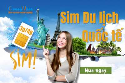 SIM Du lịch Quốc tế 3G/4G